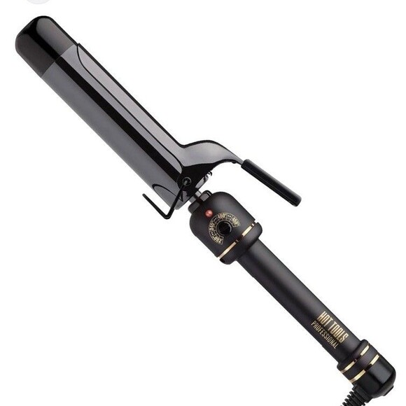 Hot Tools Professional Curling Iron | Long Lasting, Defined Curls 1-1/2" Black - Picture 1 of 10